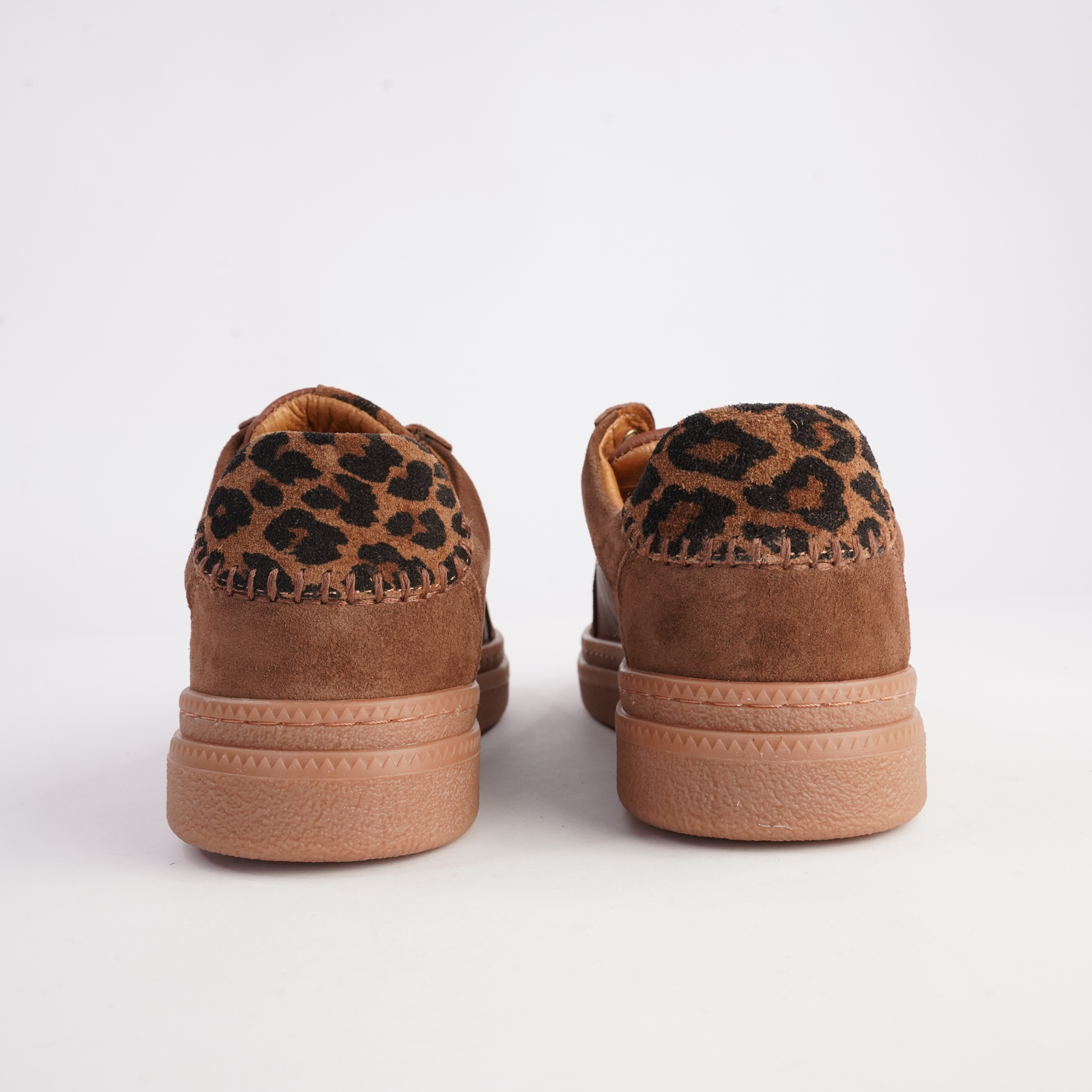 Eslyn Tan Leather Sneakers