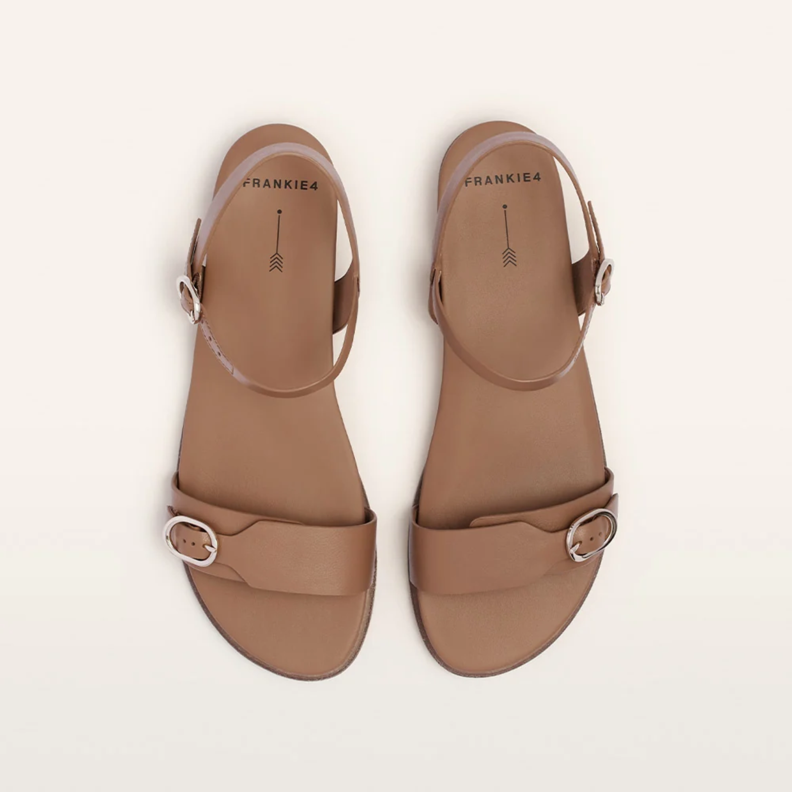 Bree Tan Leather Sandals