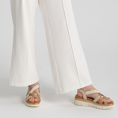 W4n-0650c1 Natural Multi Leather Sandals