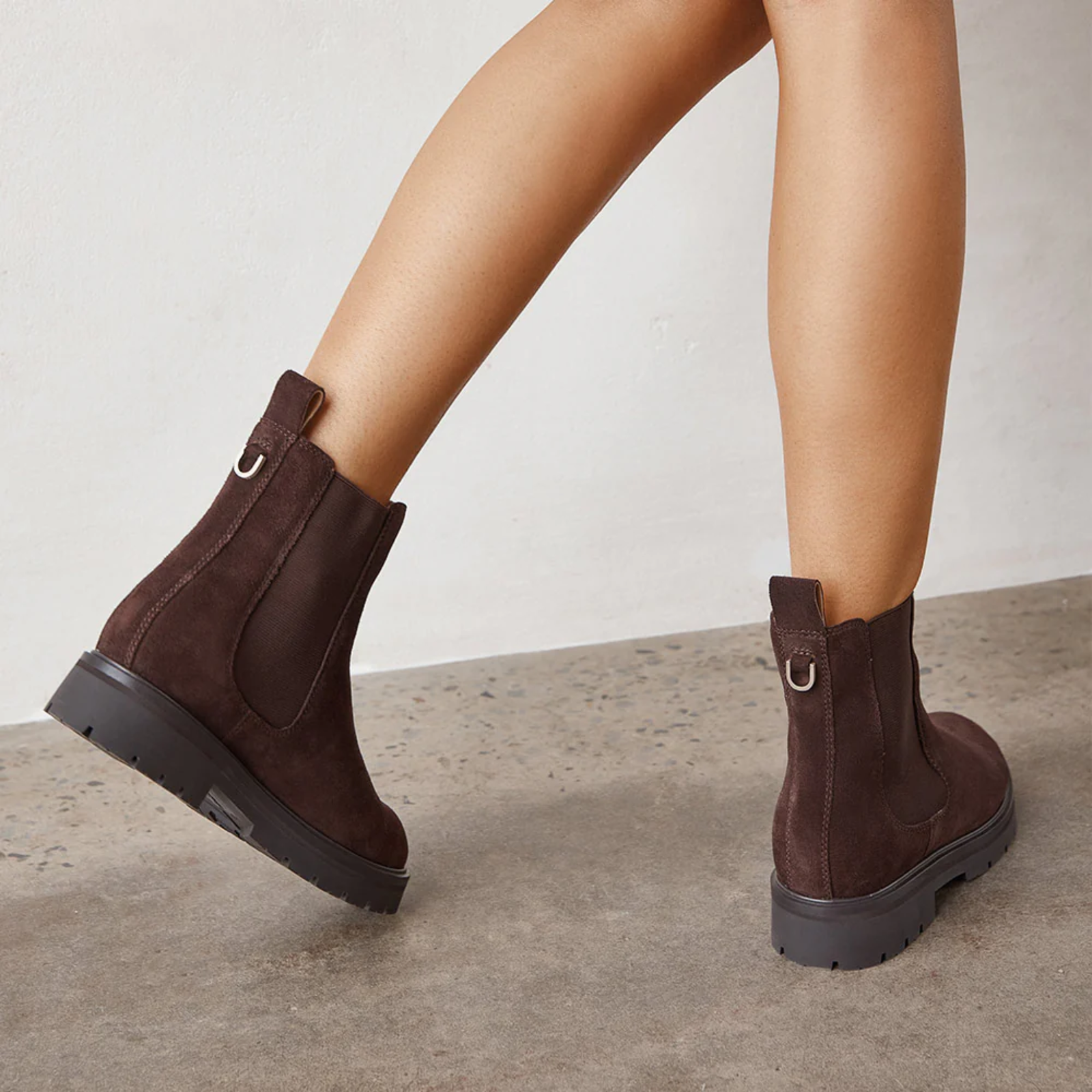 Rocco II Chocolate Suede Ankle Boots