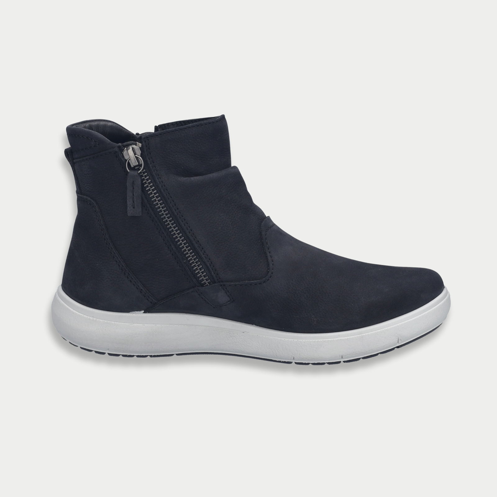 Megan 12 Schwarz Nubuck Ankle Boots