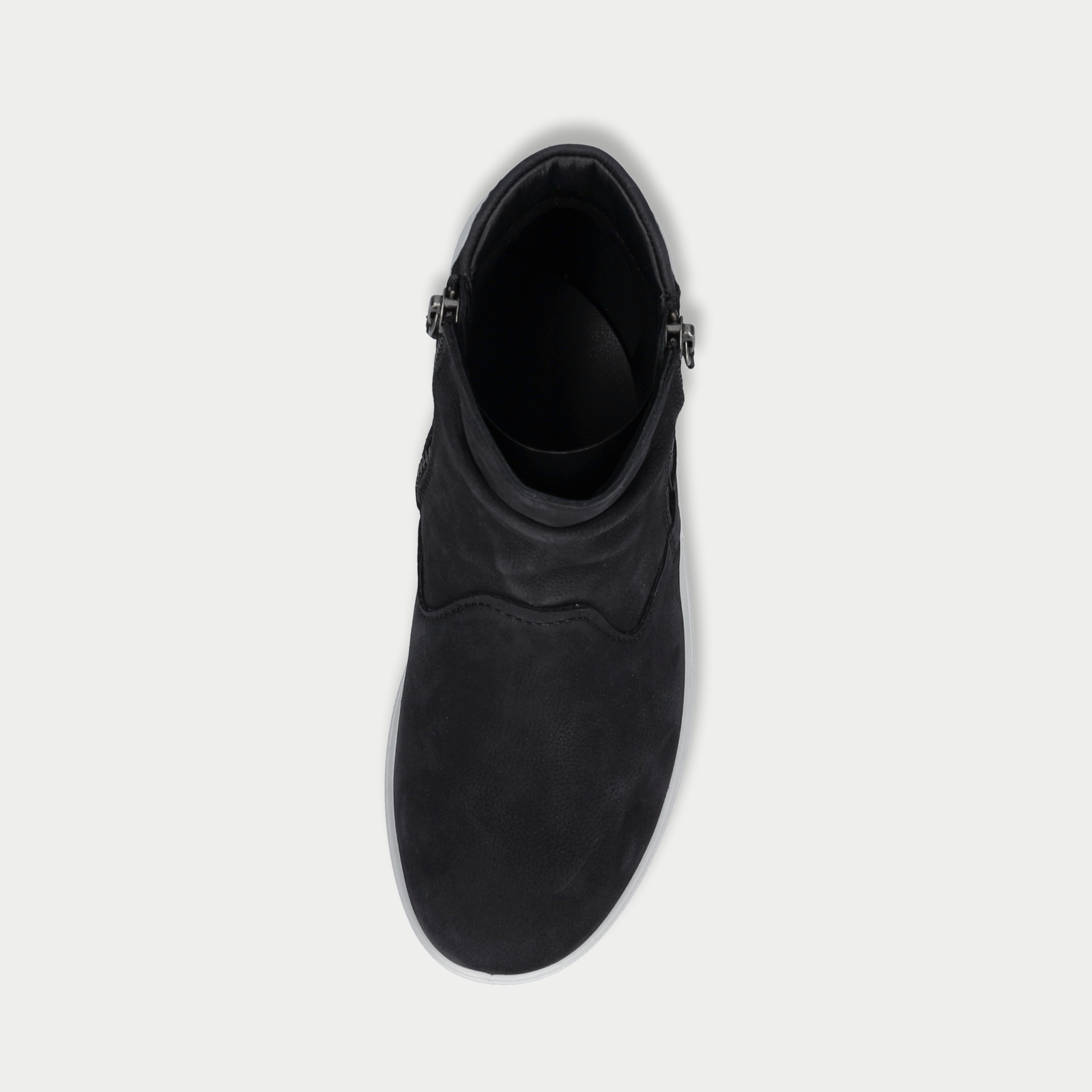 Megan 12 Schwarz Nubuck Ankle Boots
