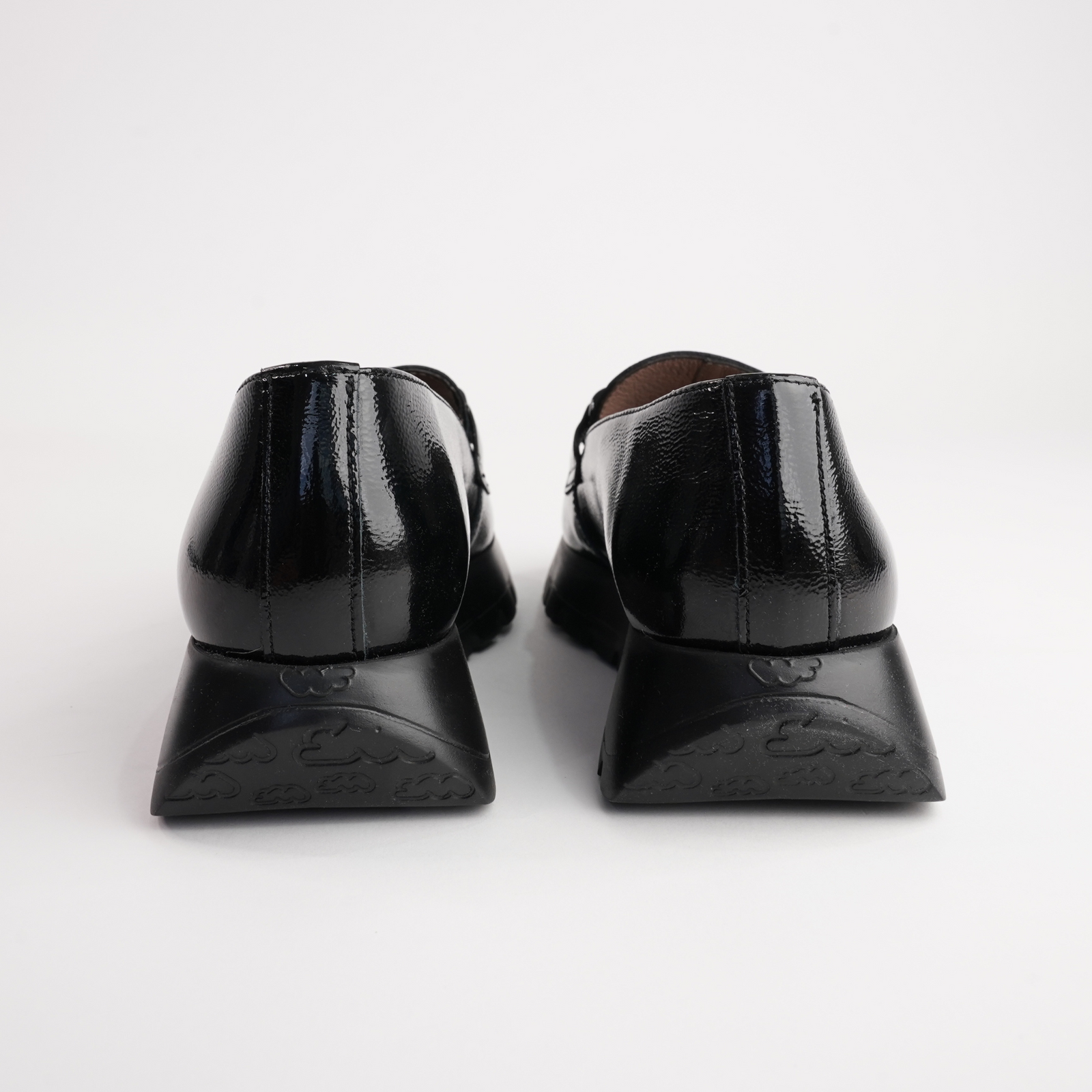 Nora Black Patent Leather Loafers