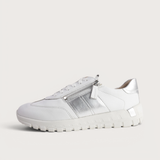 Gabby 01 White Silver Sneakers