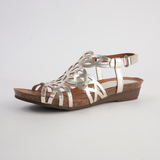 Izabel Champagne Leather Sandals