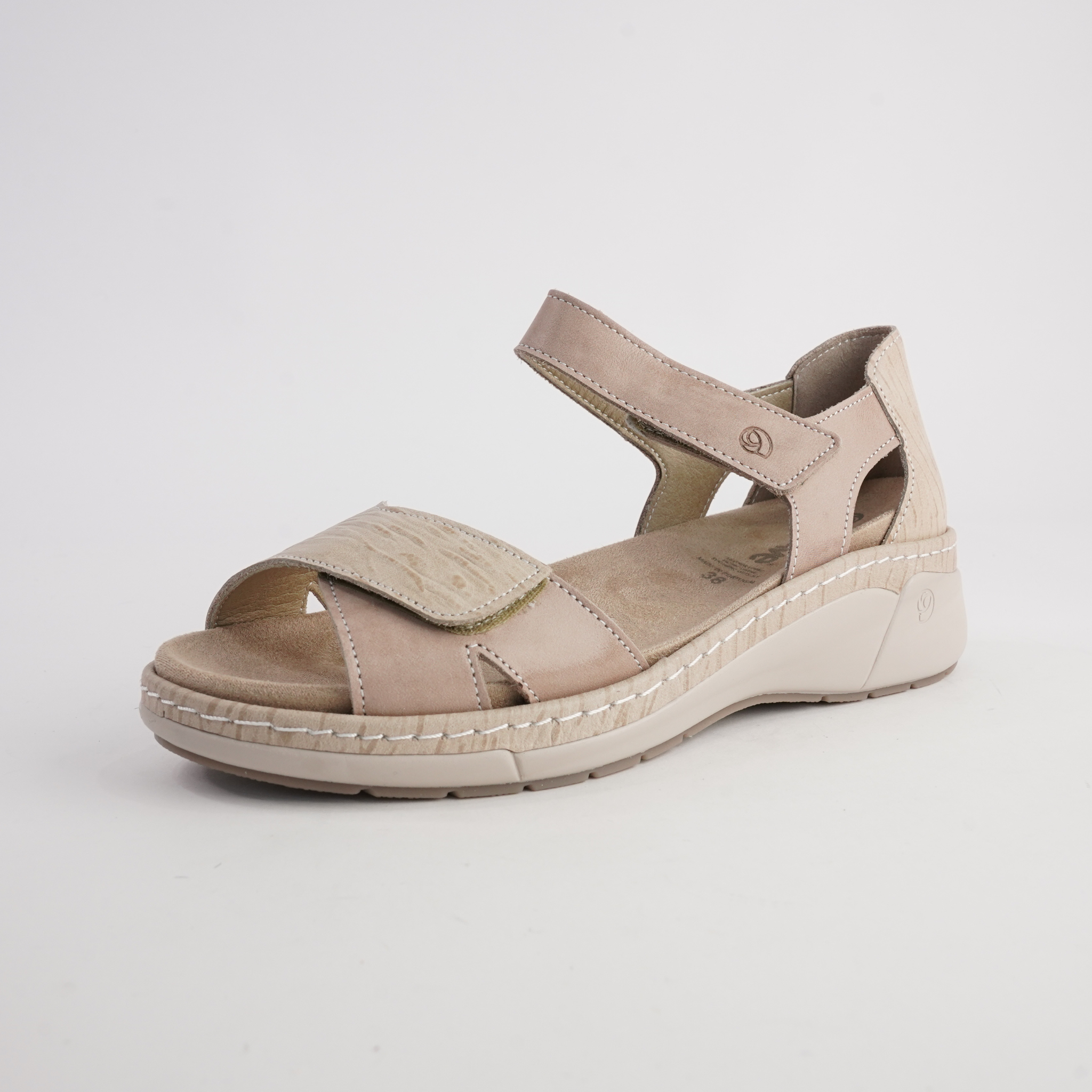 Dickens Sandy Leather Sandals