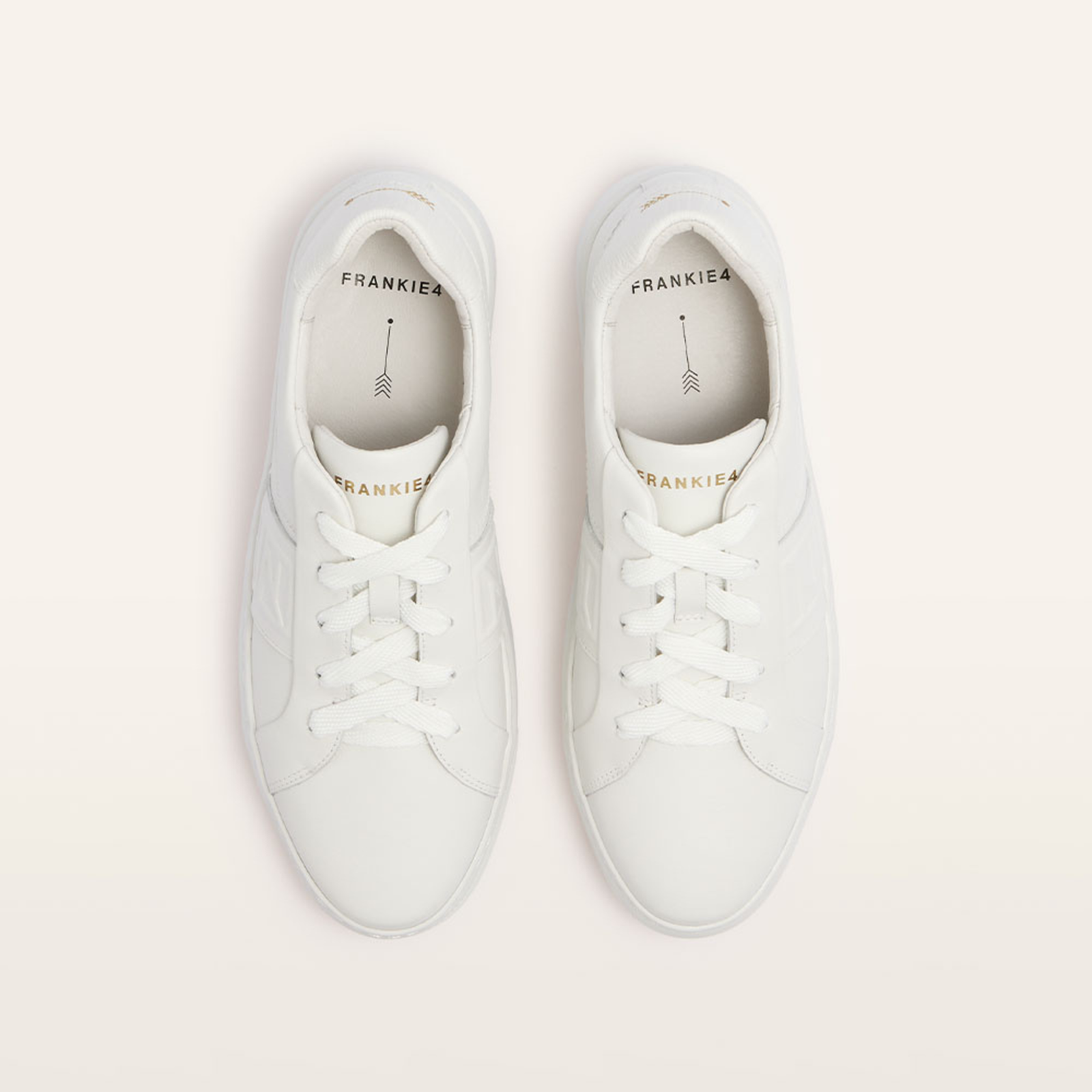 Riley II White Leather Sneakers