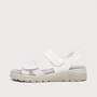 Monty White Silver Sandals