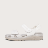 Monty White Silver Sandals