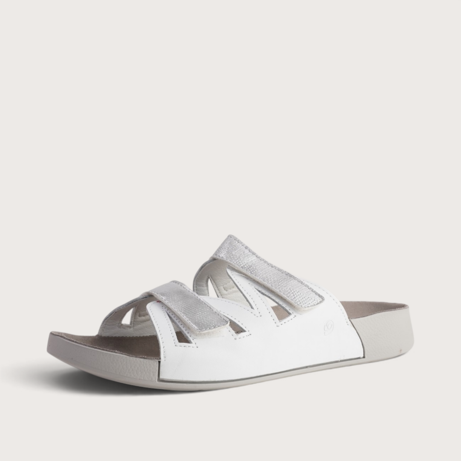 Poet White Combo Sandals