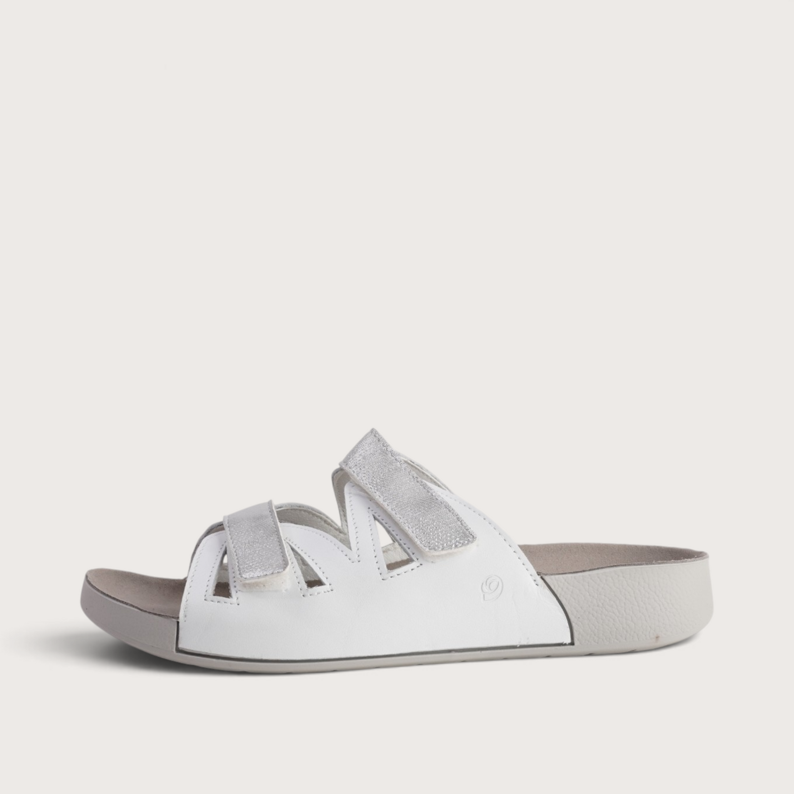 Poet White Combo Sandals