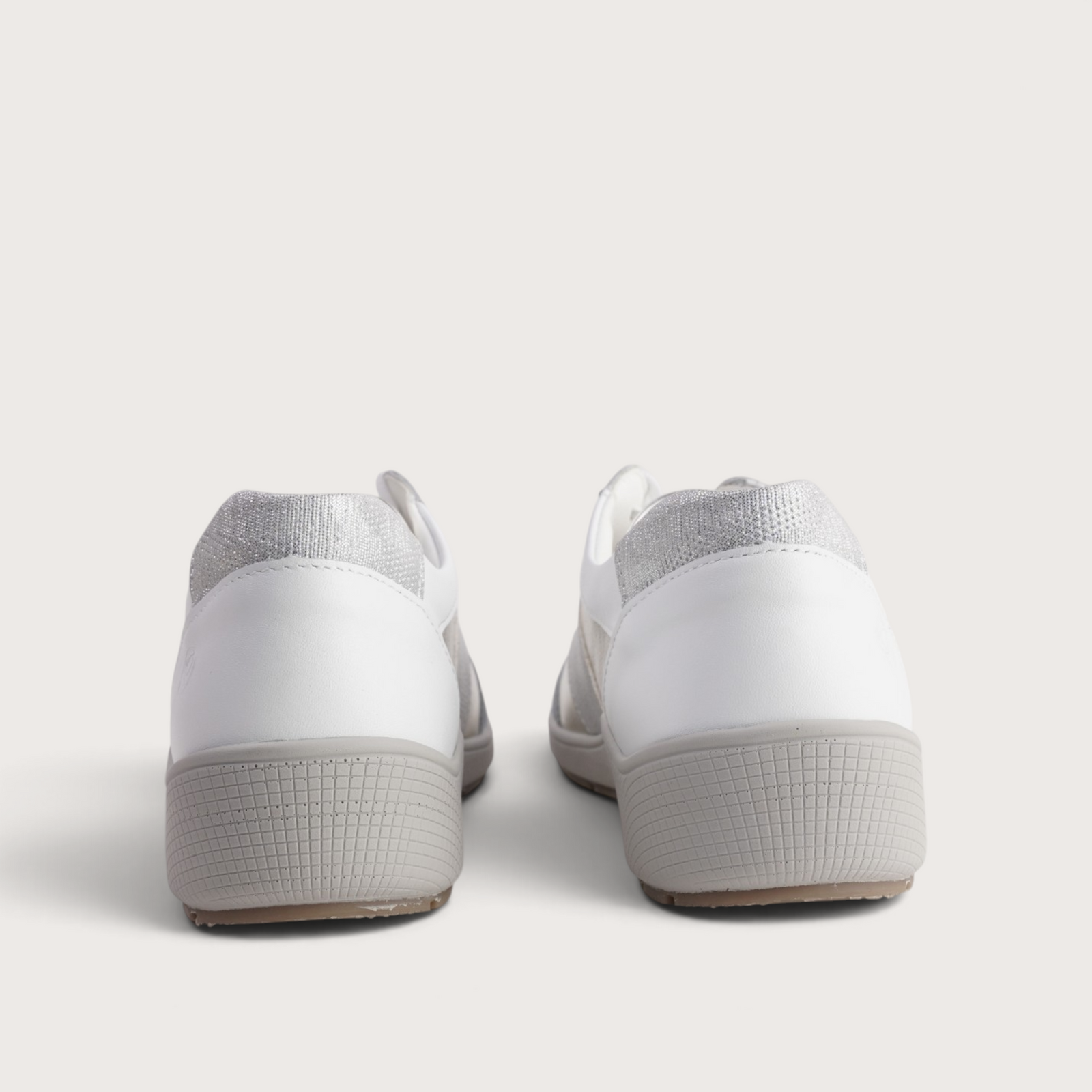 Pool White Combo Leather Sneakers