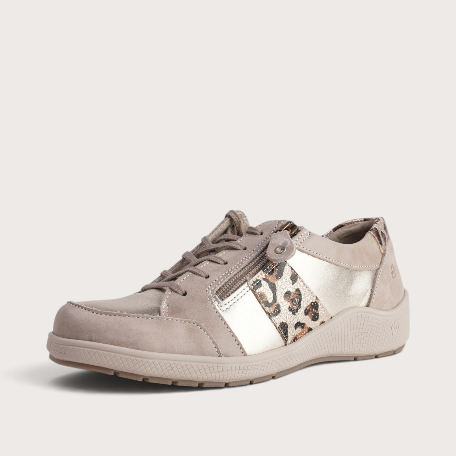 Pool Stone Combo Leather Sneakers