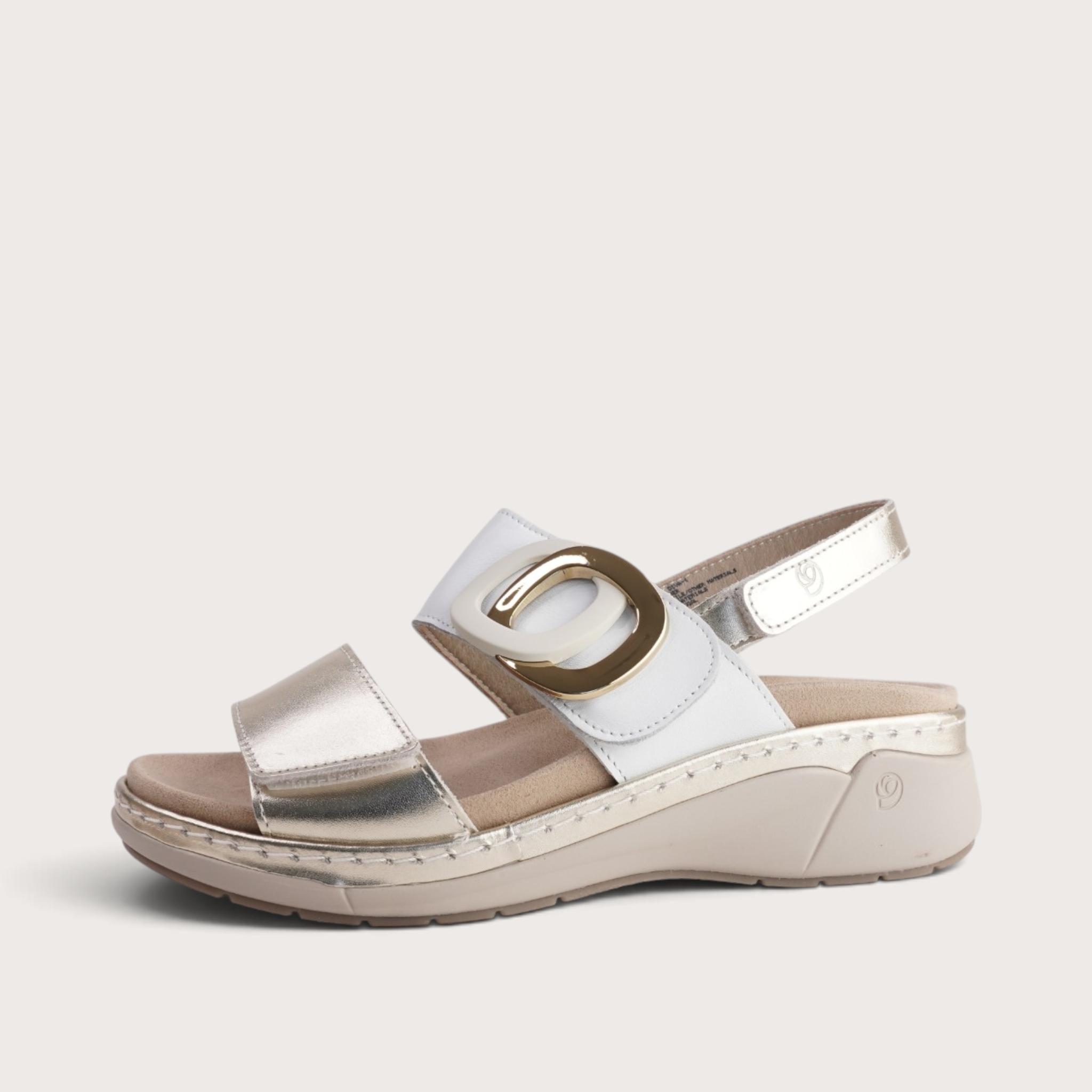 Diva White Multi Sandals