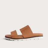 Eliza Tan Leather Sandals