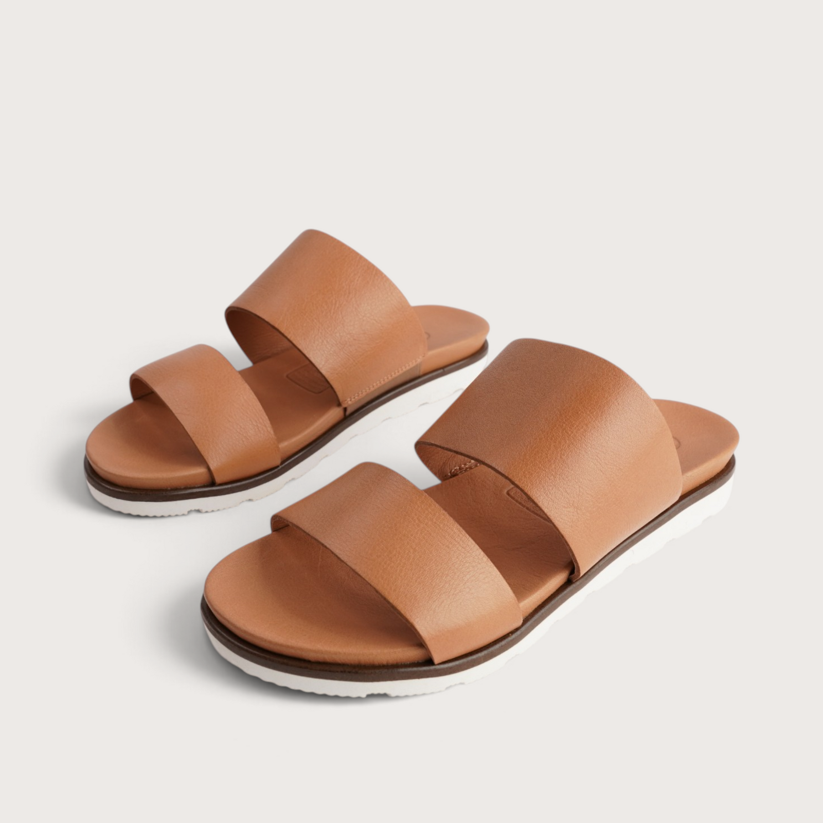 Eliza Tan Leather Sandals