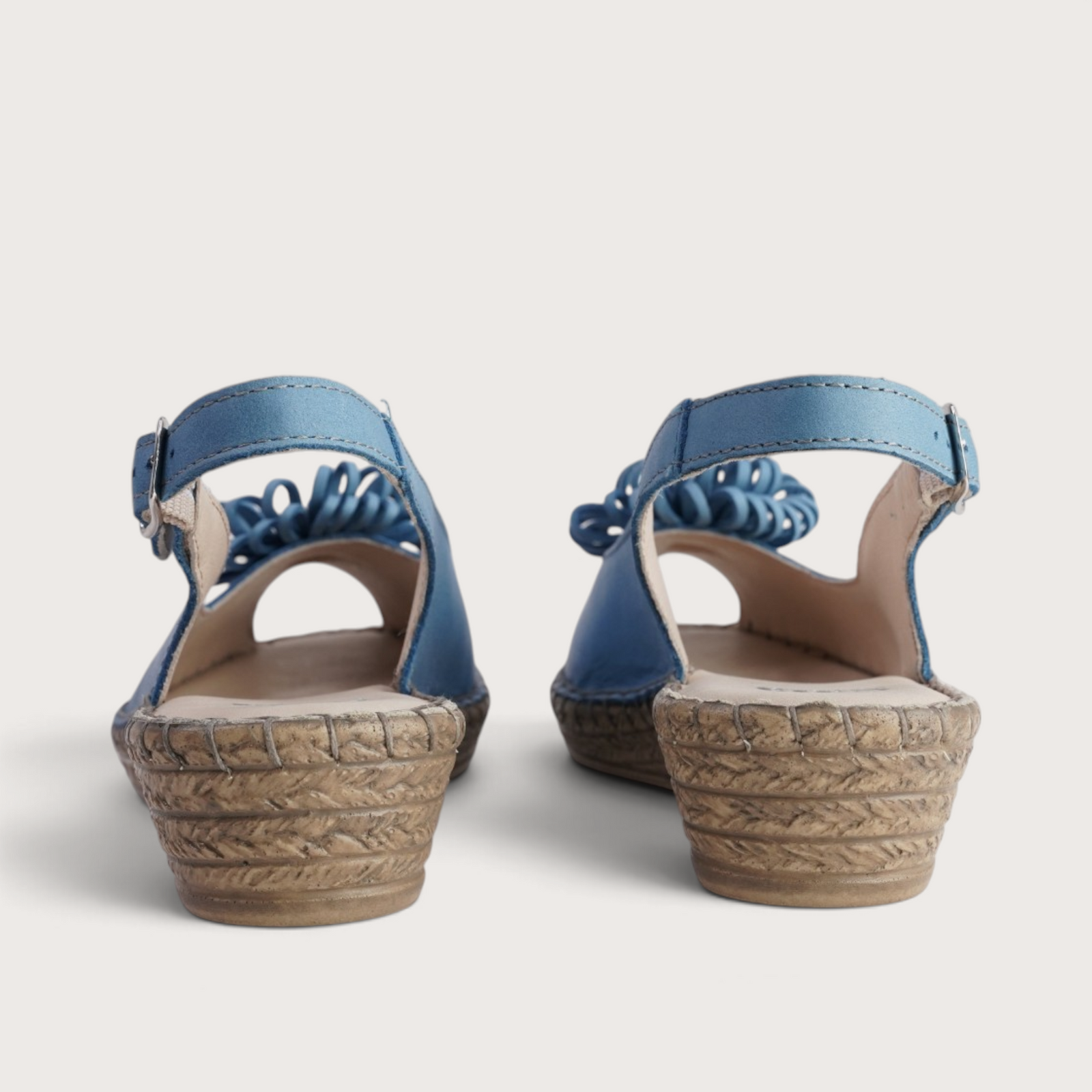 Erica Cielo Leather Espadrille Wedges