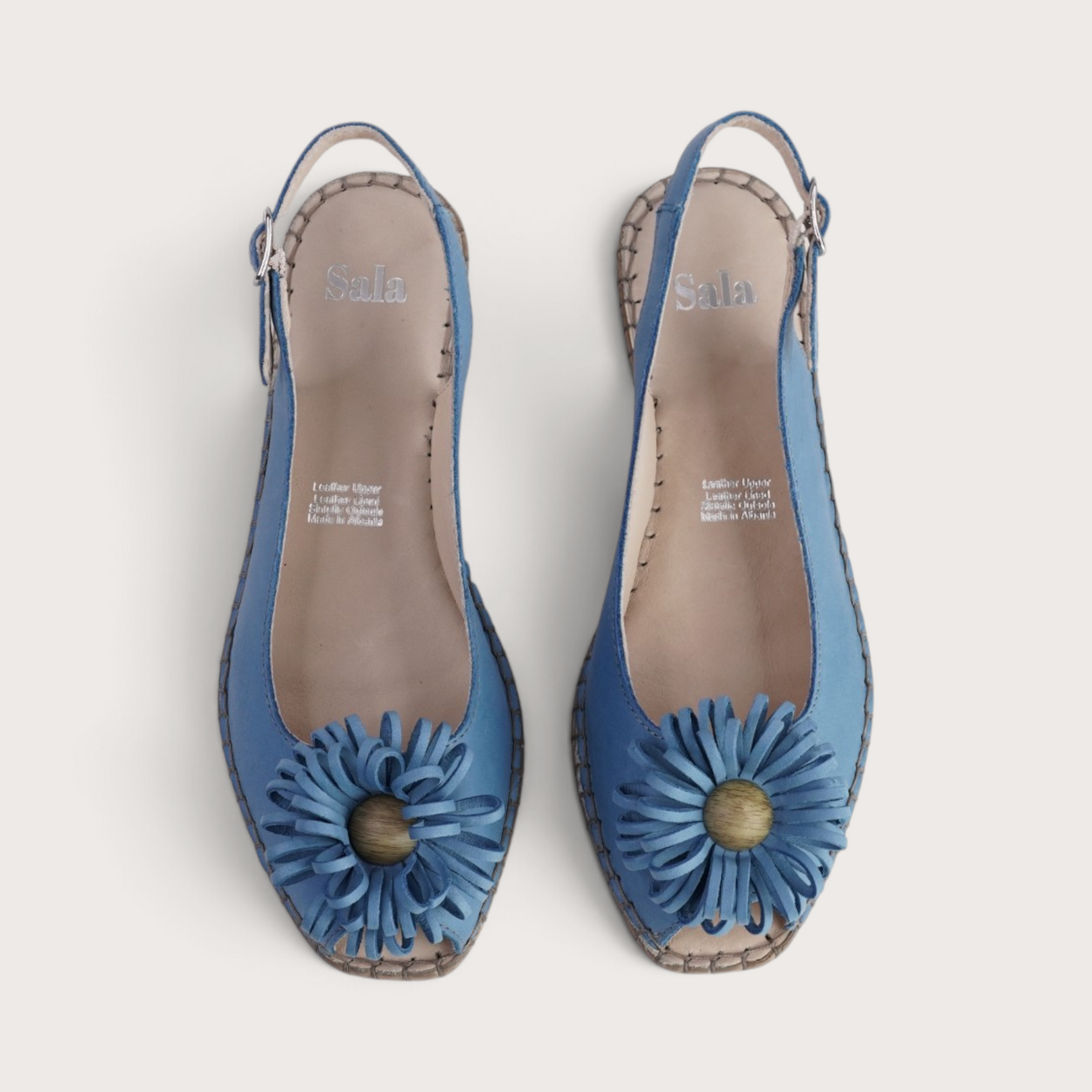 Erica Cielo Leather Espadrille Wedges