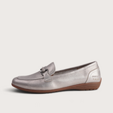 Fenja 34 Champagne Leather Loafers