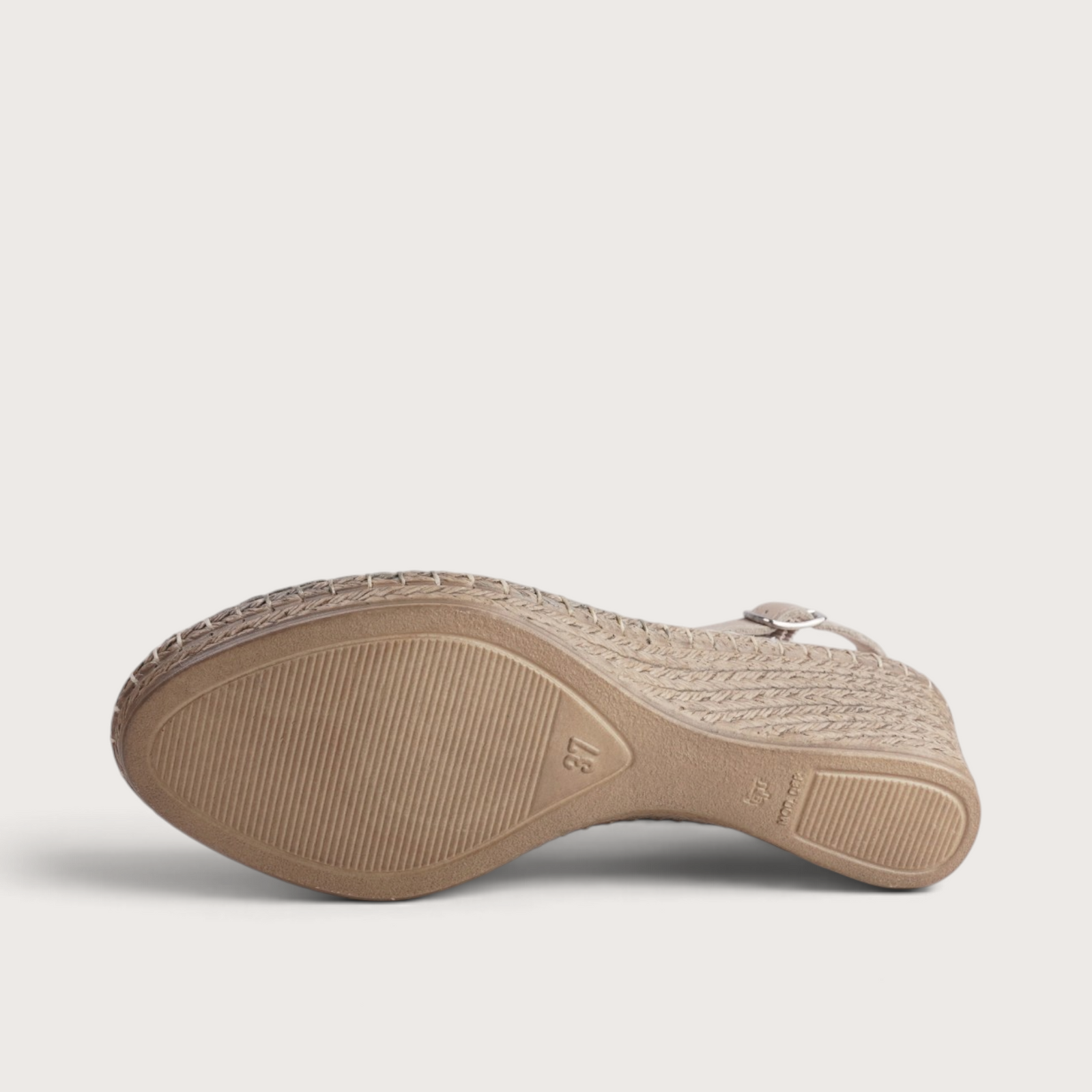 Verese Platino Leather Espadrille Wedges