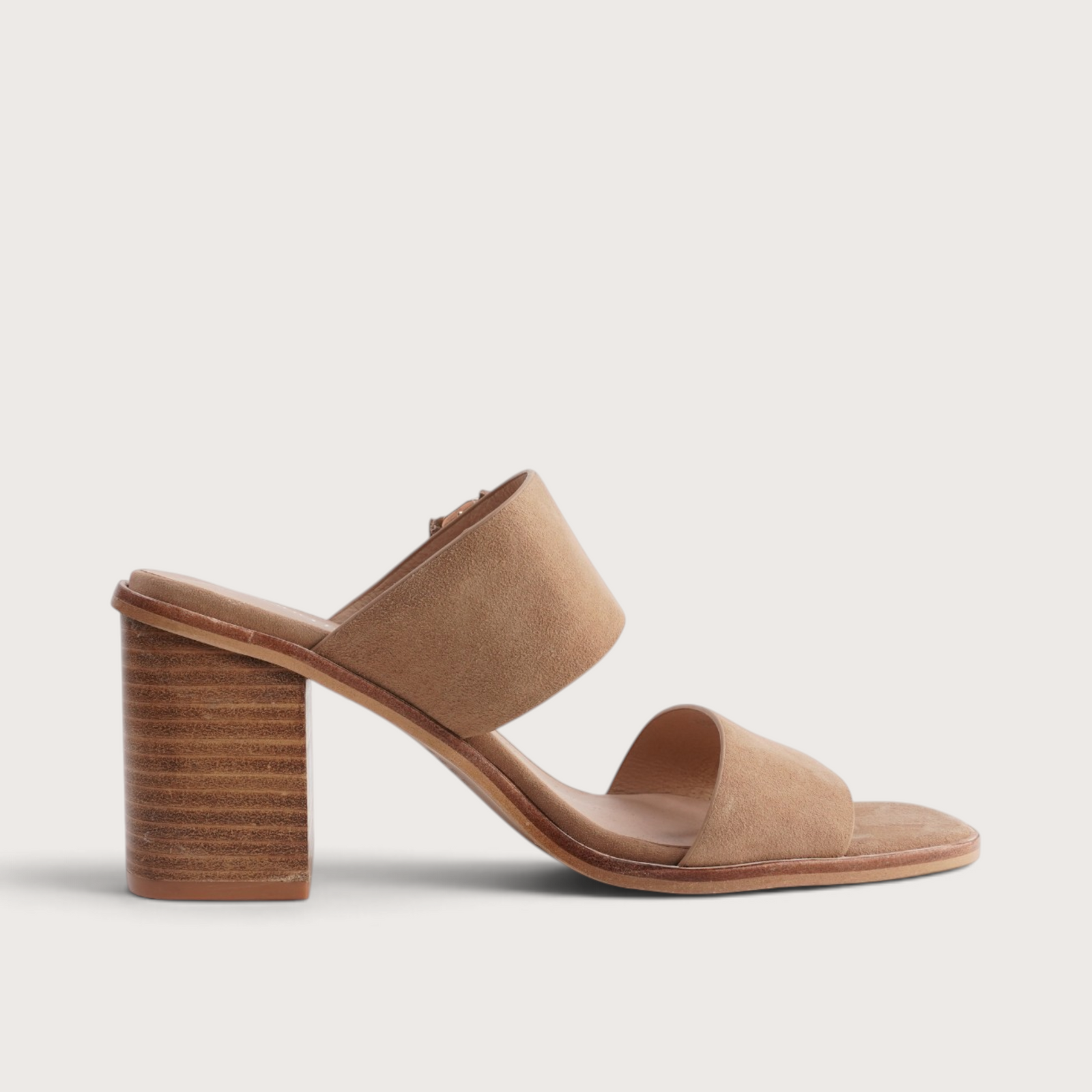 Nixoni Stone Suede Heels