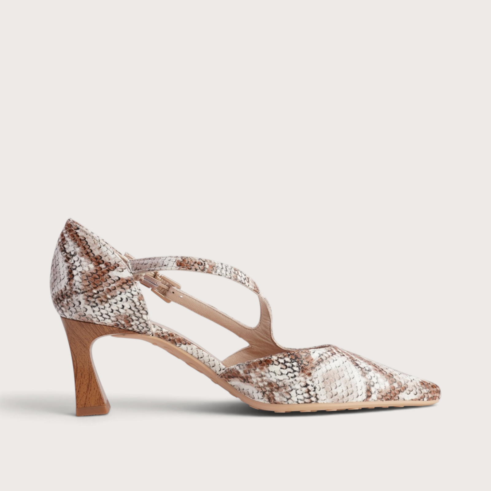 HV264860 Natural Python Heels