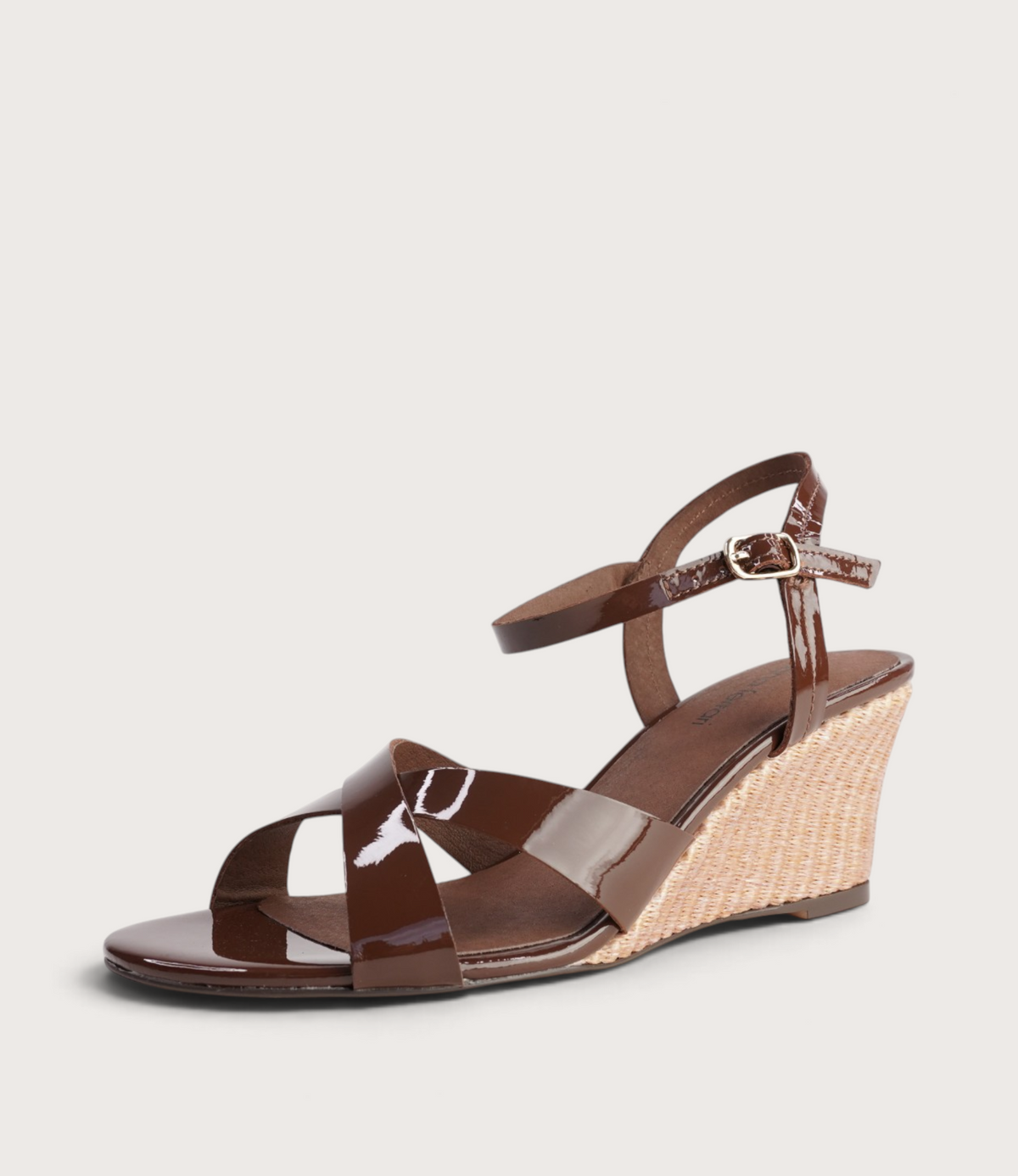 Isenta Chocolate Patent Leather Heels