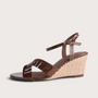 Isenta Chocolate Patent Leather Heels