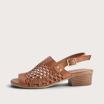 Alaca Tan Leather Sandals