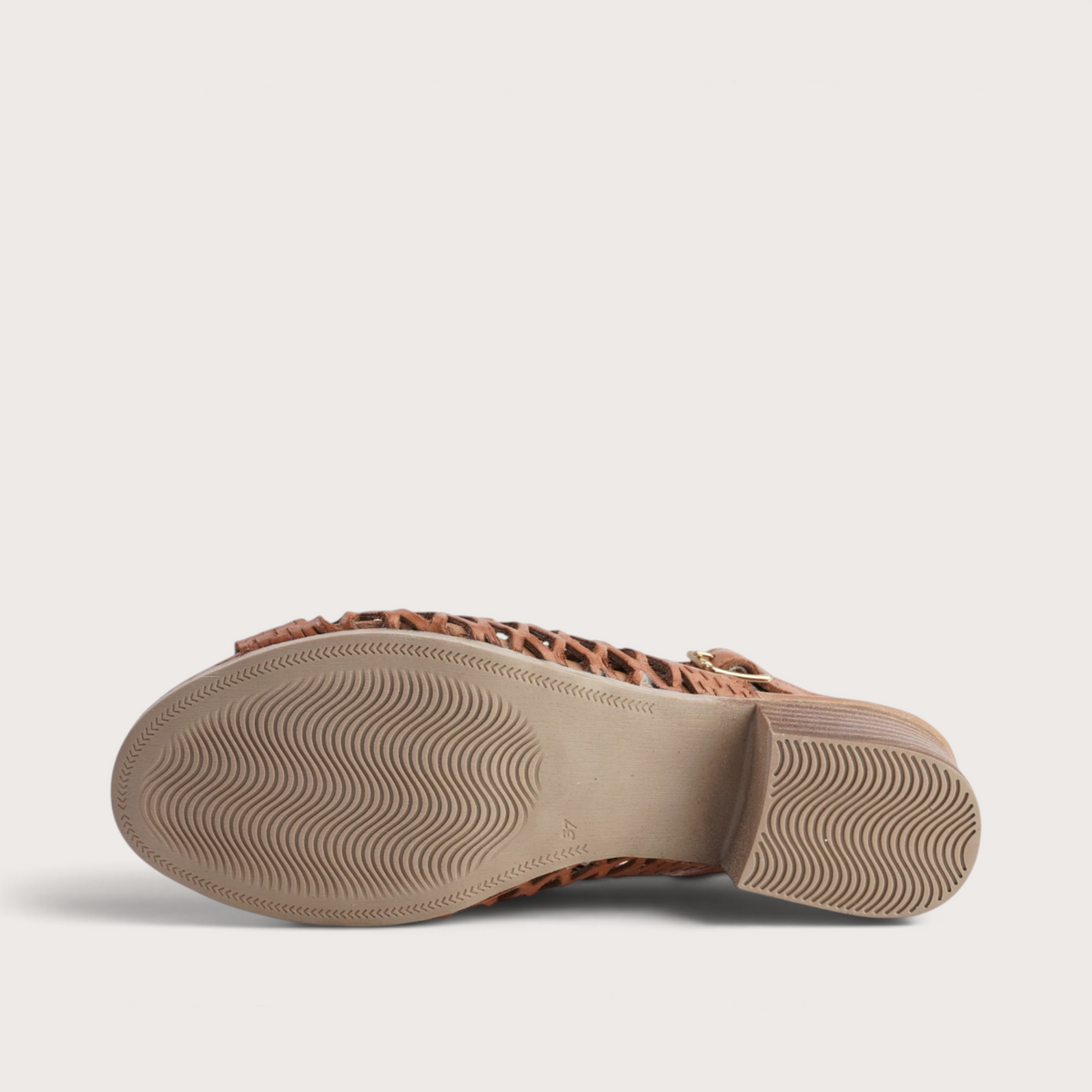 Alaca Tan Leather Sandals
