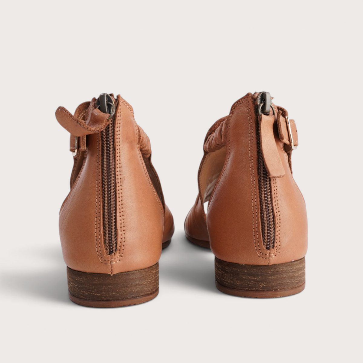 Colby Tan Leather Sandals