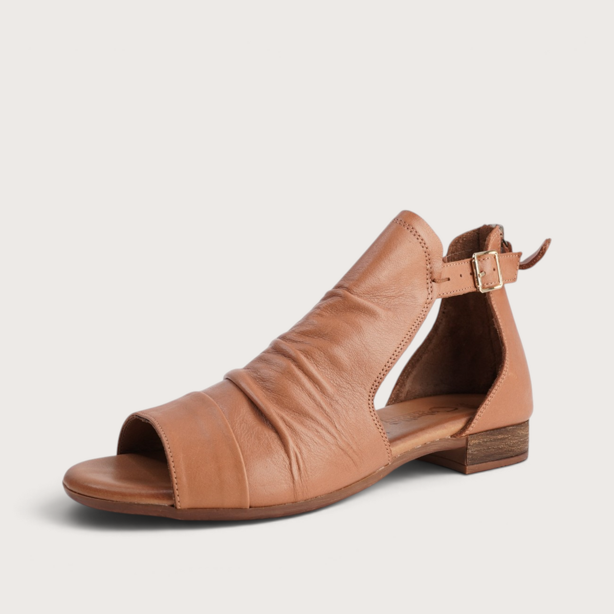 Colby Tan Leather Sandals