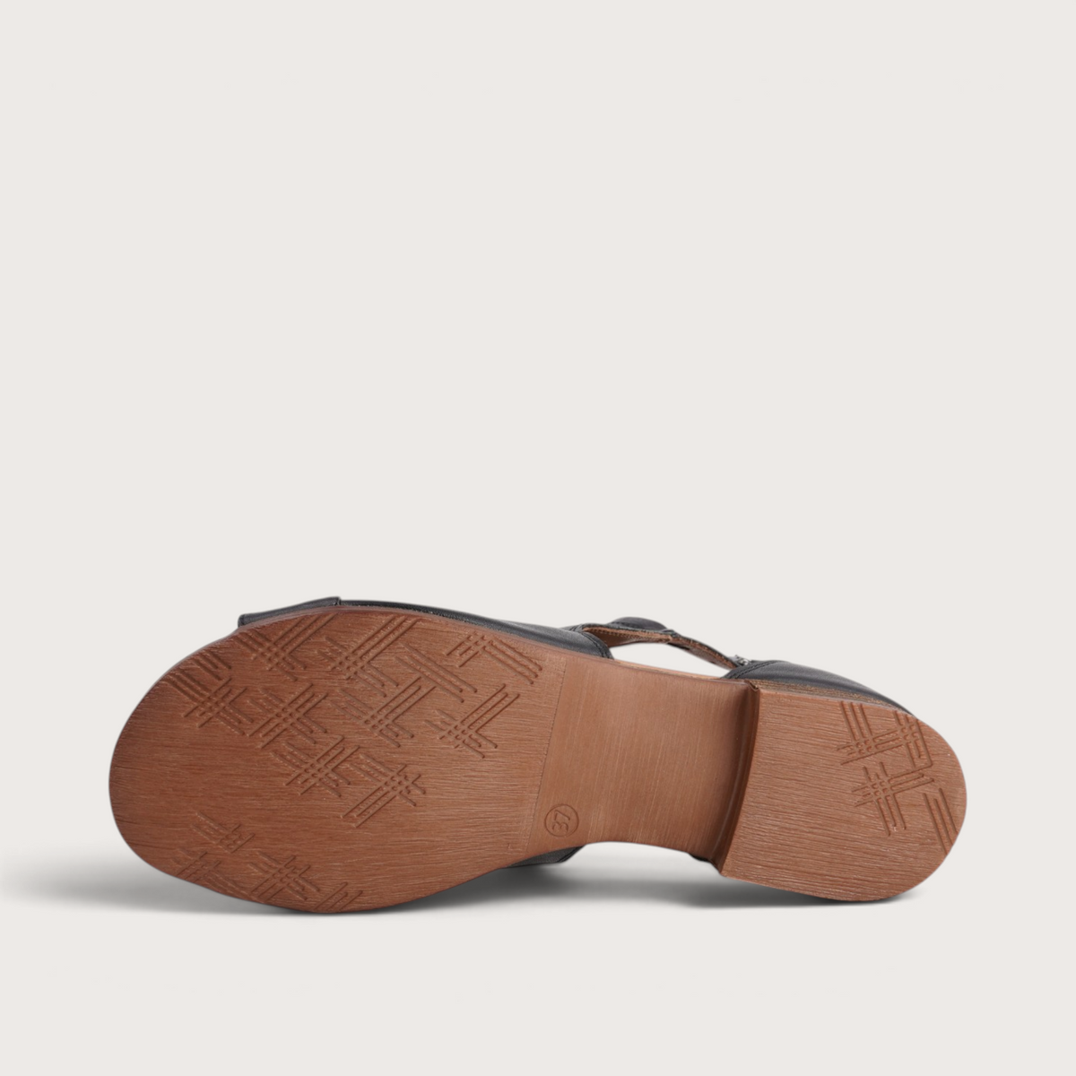 Colby Black Leather Sandals