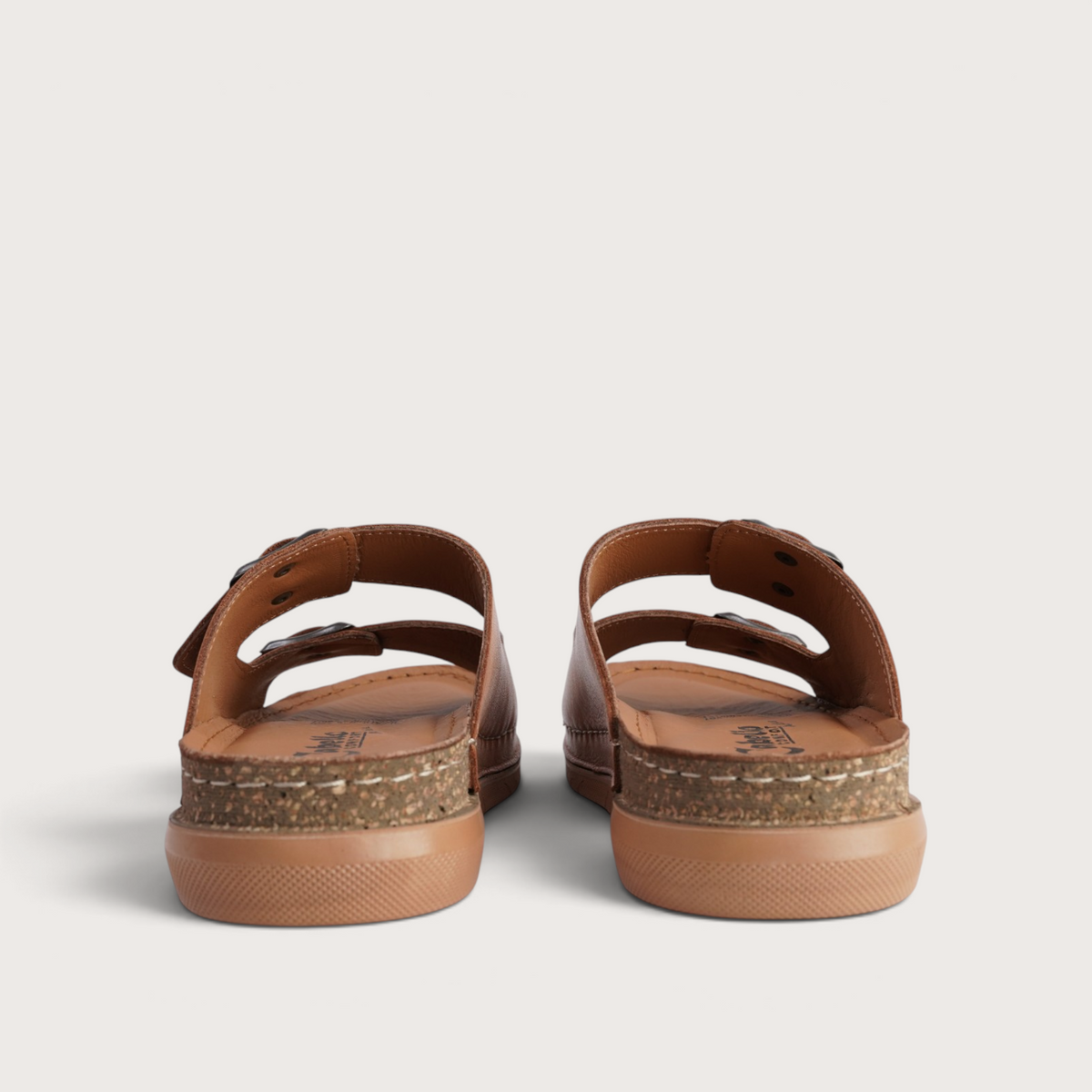 Cody Tan Leather Sandals