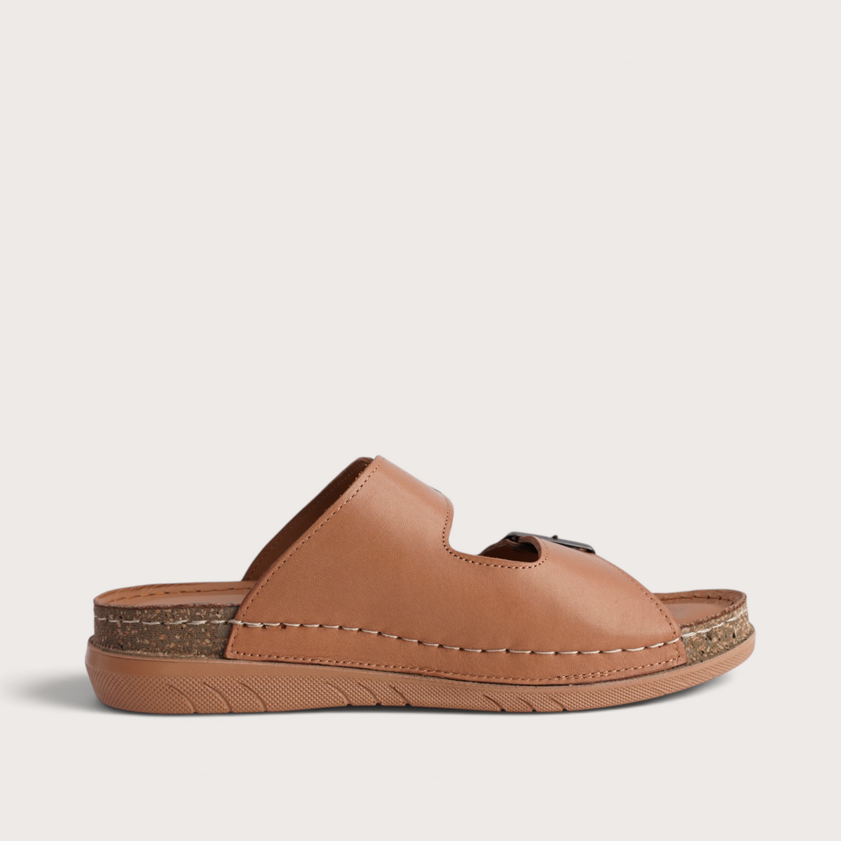 Cody Tan Leather Sandals