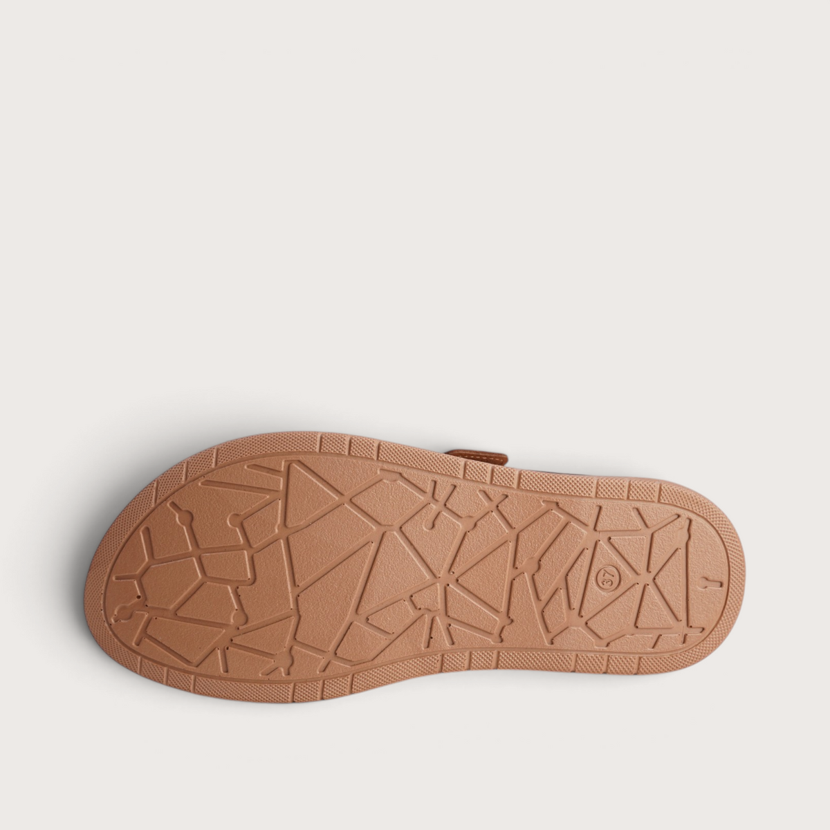 Cody Tan Leather Sandals