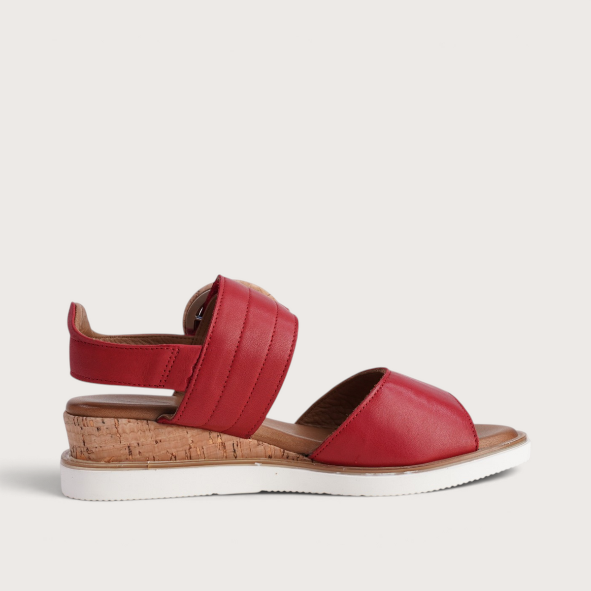 Aspire Red Leather Sandals