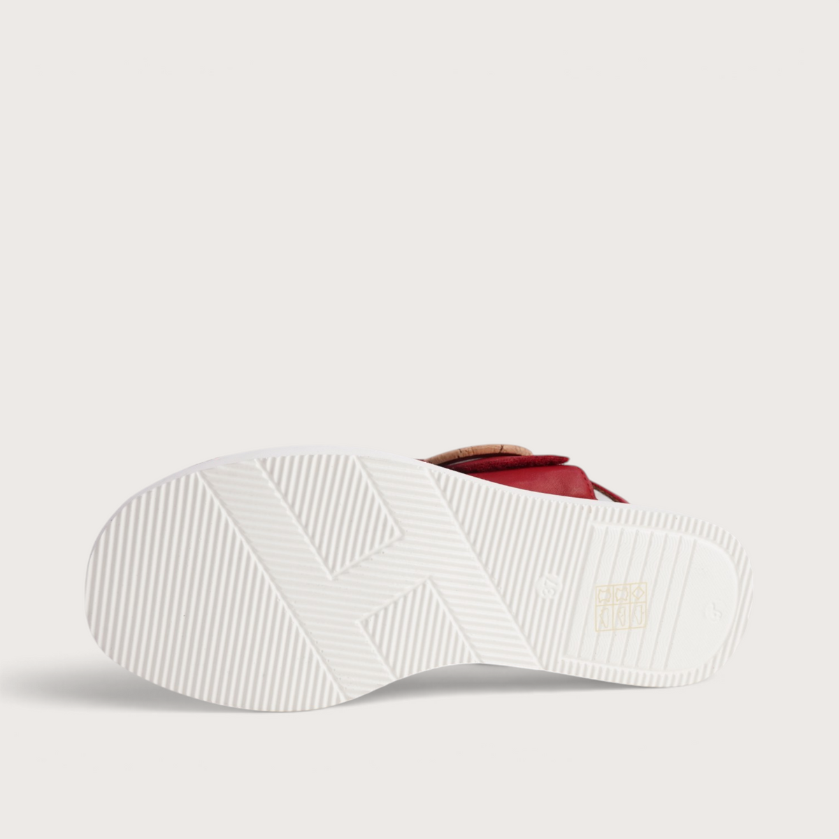 Aspire Red Leather Sandals
