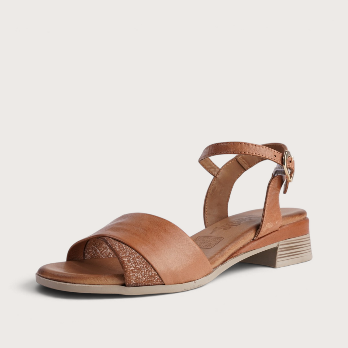 Aven Tan Leather Sandals