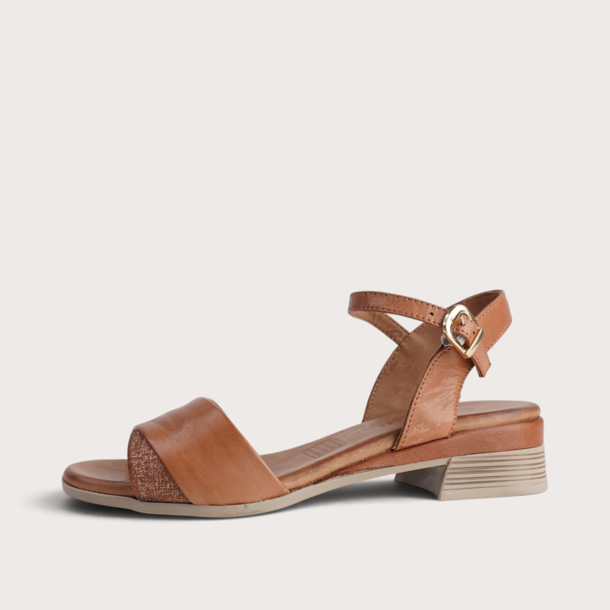 Aven Tan Leather Sandals
