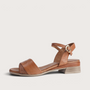 Aven Tan Leather Sandals