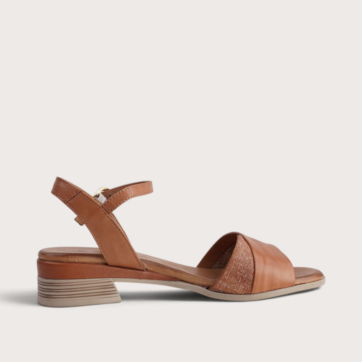 Aven Tan Leather Sandals