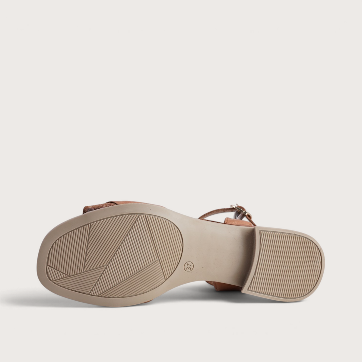 Aven Tan Leather Sandals