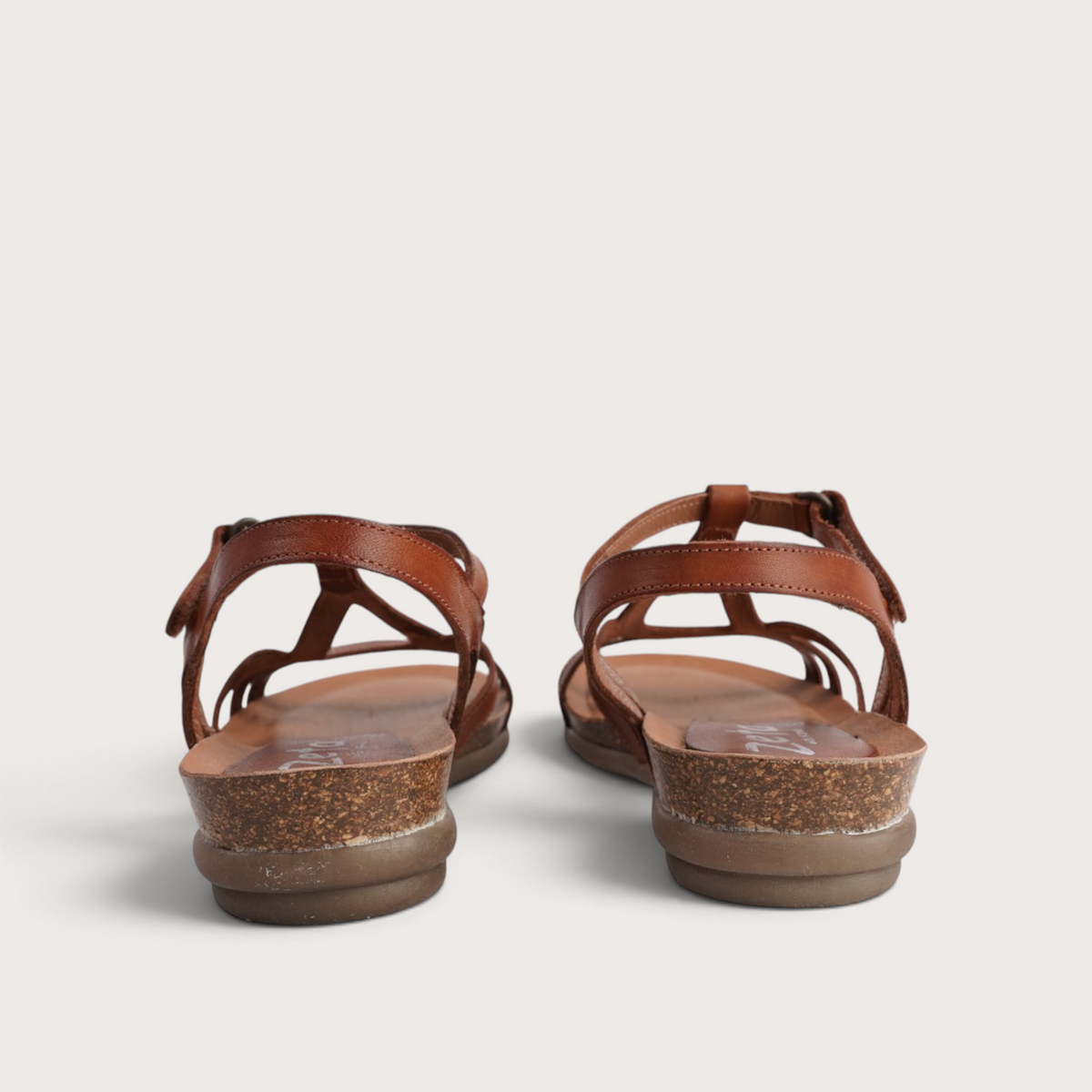 Rapt Tan Leather Sandals