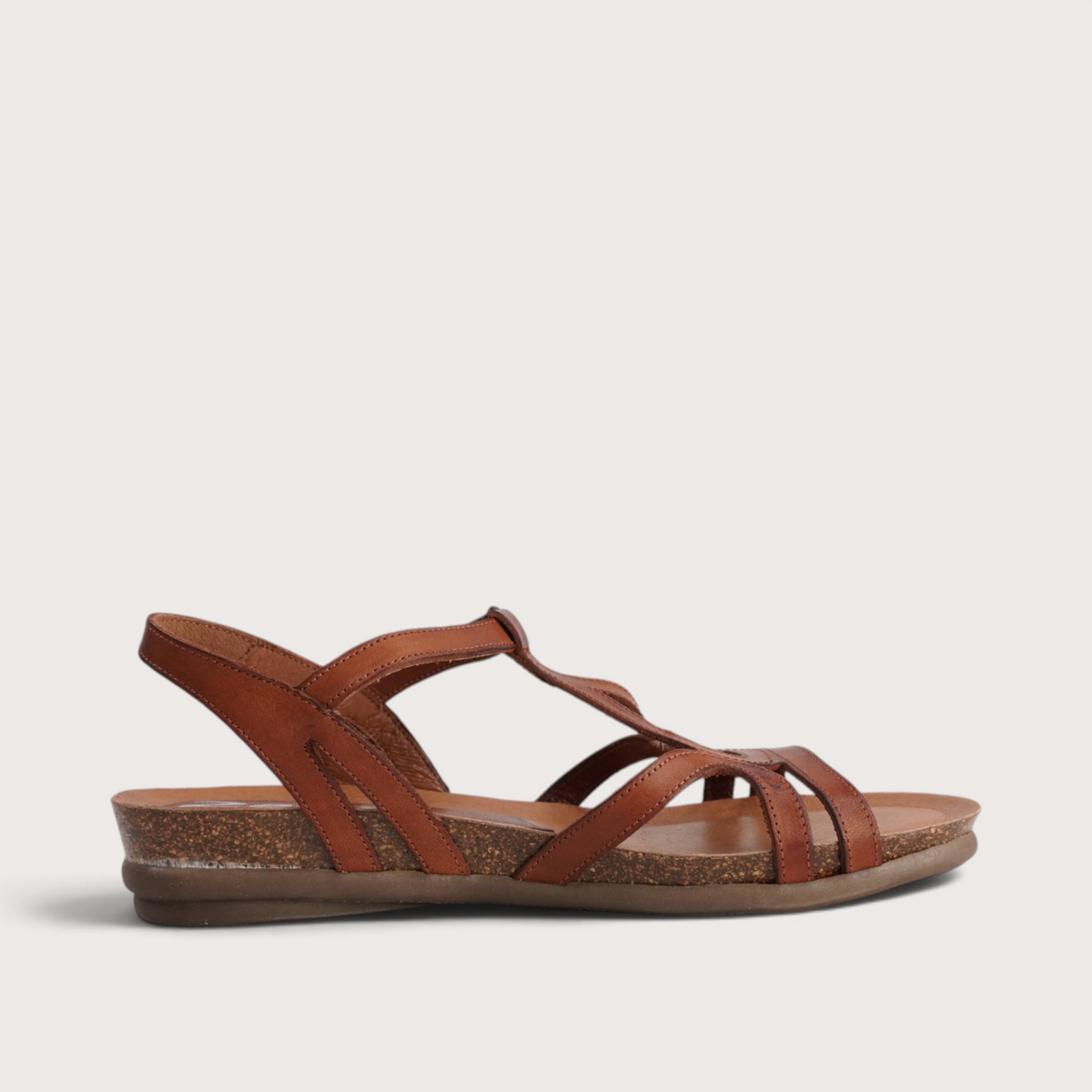 Rapt Tan Leather Sandals