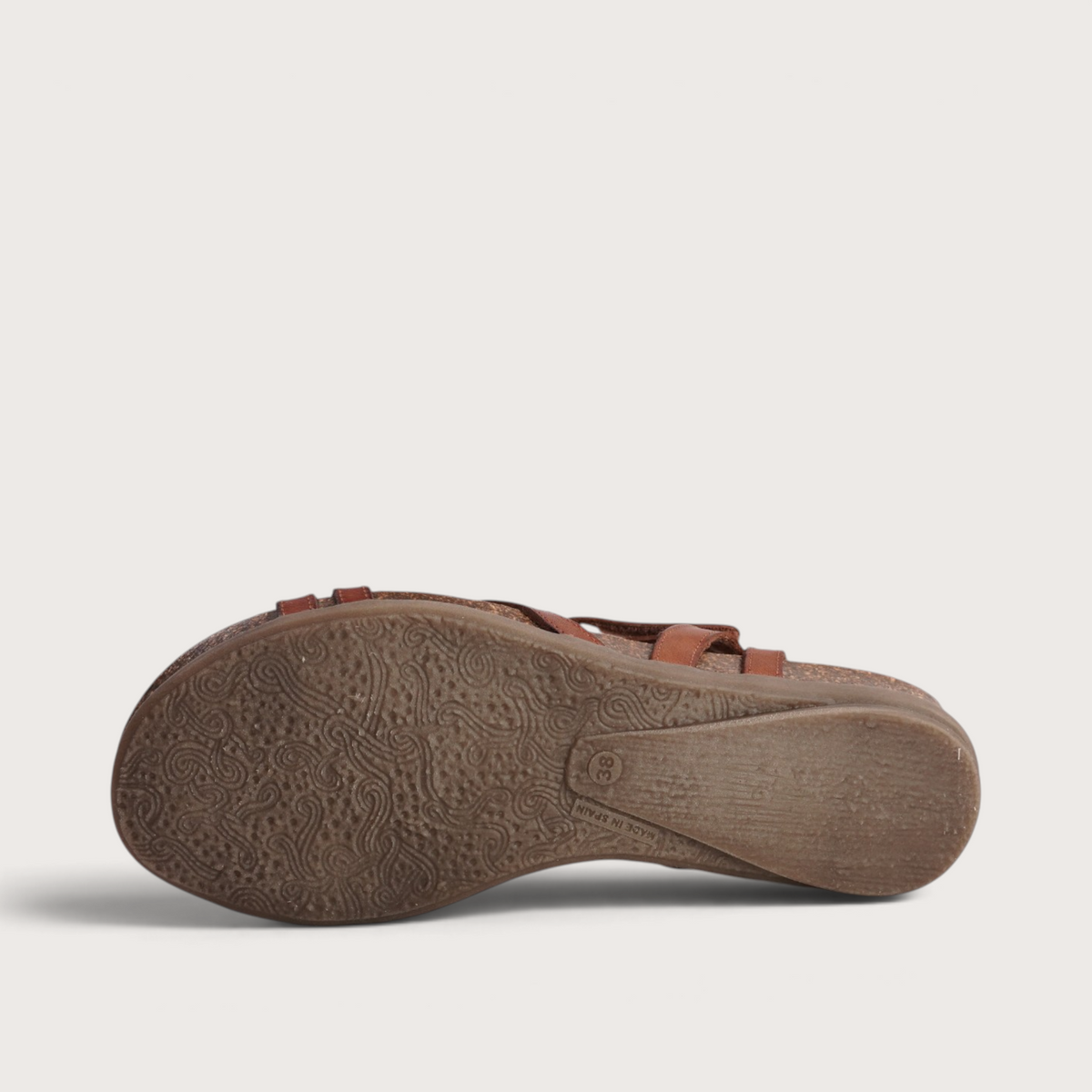 Rapt Tan Leather Sandals