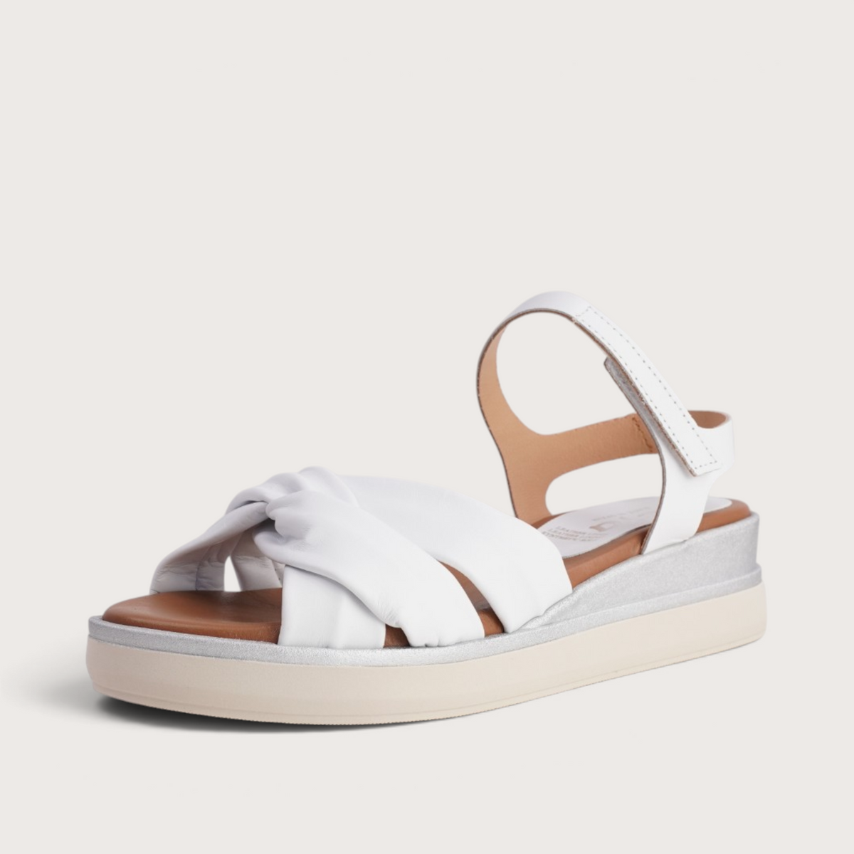 Deliah Blanco Leather Sandals
