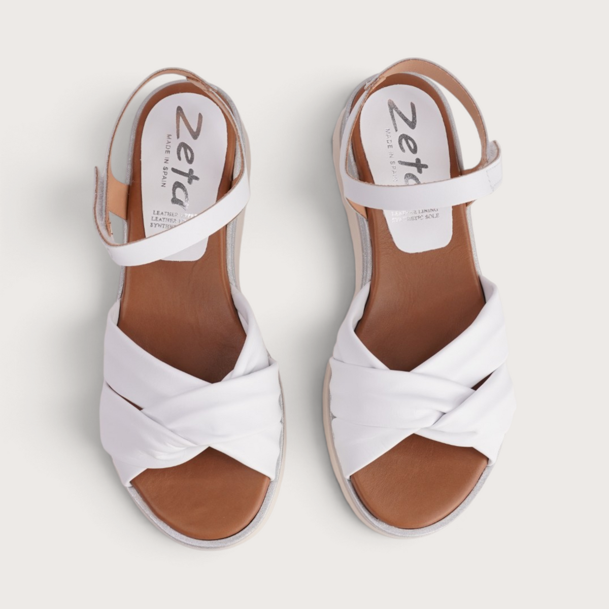 Deliah Blanco Leather Sandals