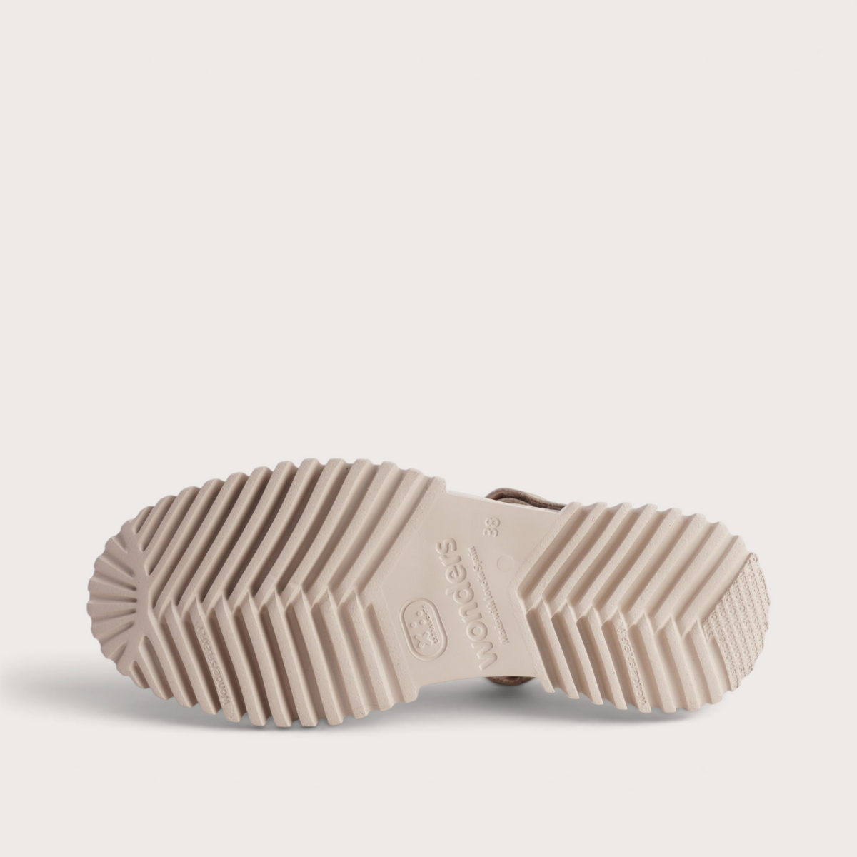 Alcoy Beige/ Platino Multi Leather Flats
