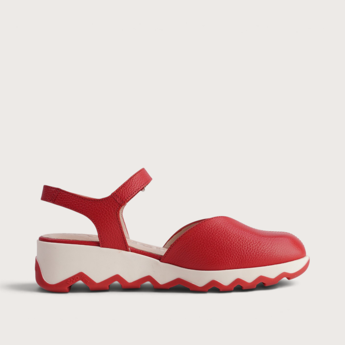 Cobi Red Leather Flats
